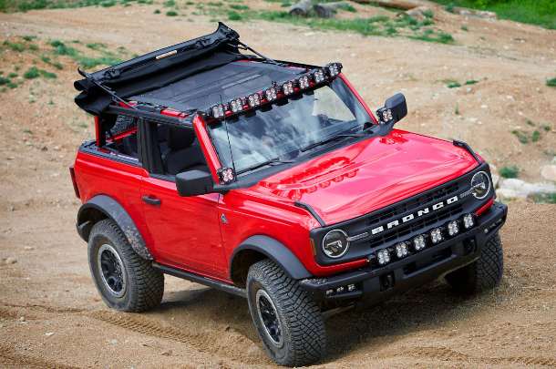 BAJA DESIGNS FORD BRONCO XL LINKABLE ROOF MOUNT LIGHT KIT image 1