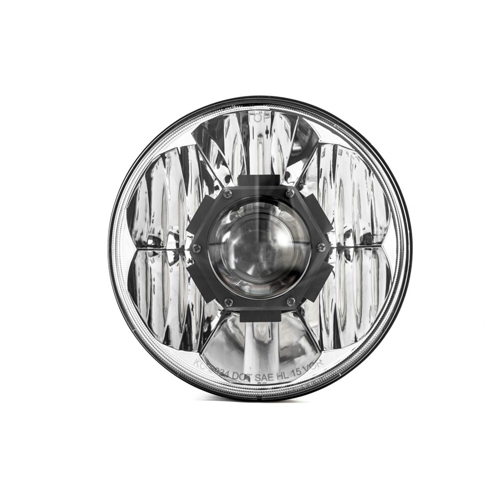 7" Gravity® LED Pro DOT Headlight - Driving Beam - Pair - 18-24 Jeep JL / 20-24 Jeep JT w/ Halogen Headlights - # 42342
