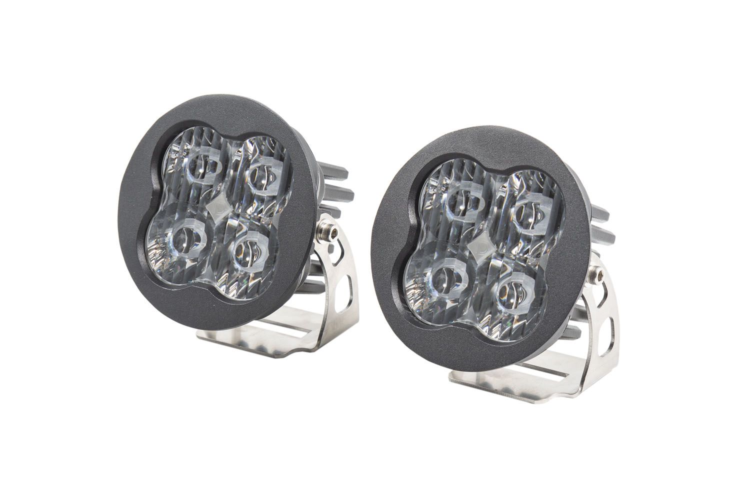 Stage Series 3" SAE/DOT White Pro Round LED Pod (pair)