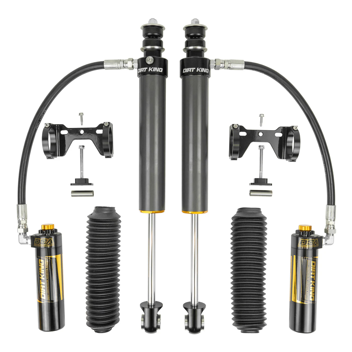 2.5 Smooth Body Shocks | DCA Remote Reservoir - 22+ Tundra | Dirt Kings