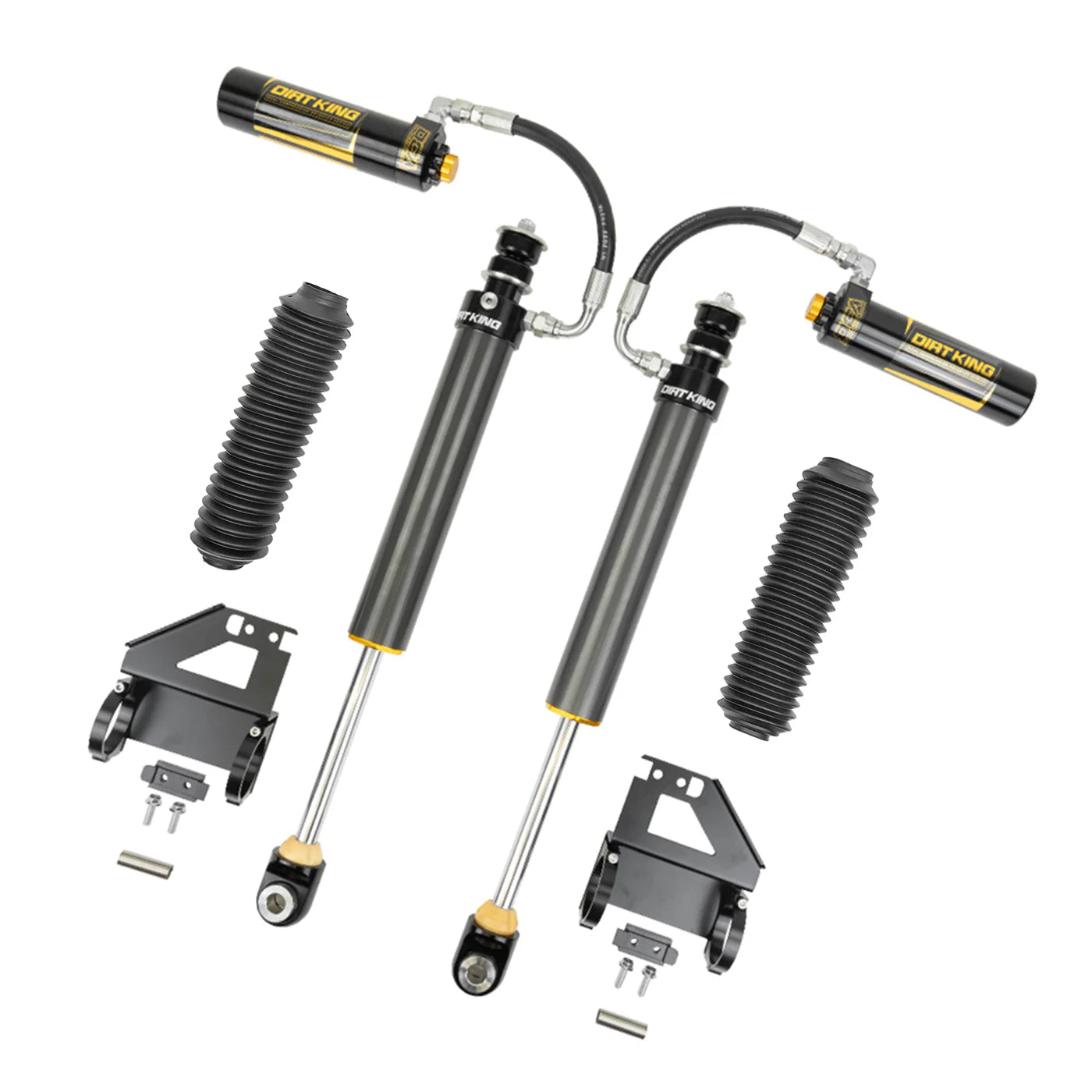 2.5 Smooth Body Shocks | DCA Remote Reservoir - 25 4Runner | Dirt King