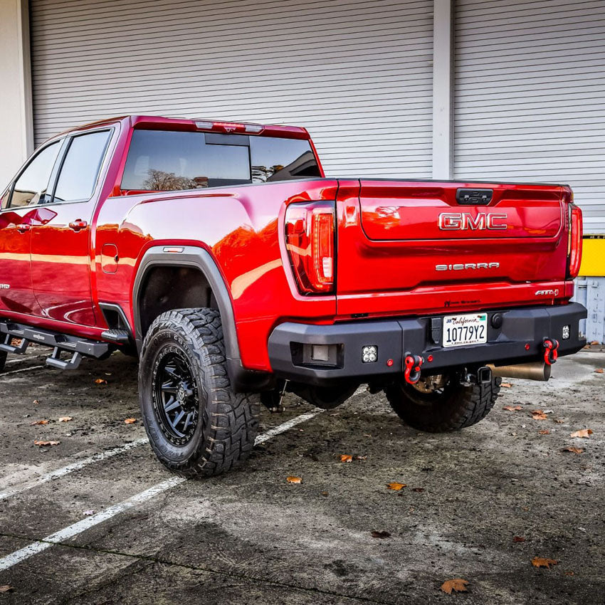 best 2020-2022 gmc sierra 2500-3500 attitude rear bumper