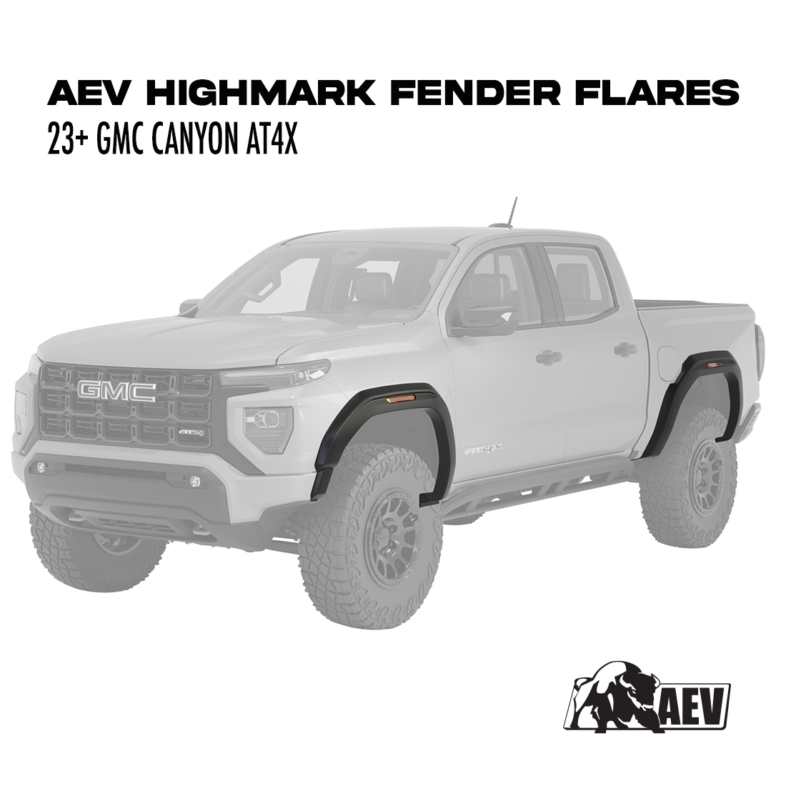 AEV HighMark Fender Flare Kit - 23+ GMC Canyon AT4X image 0