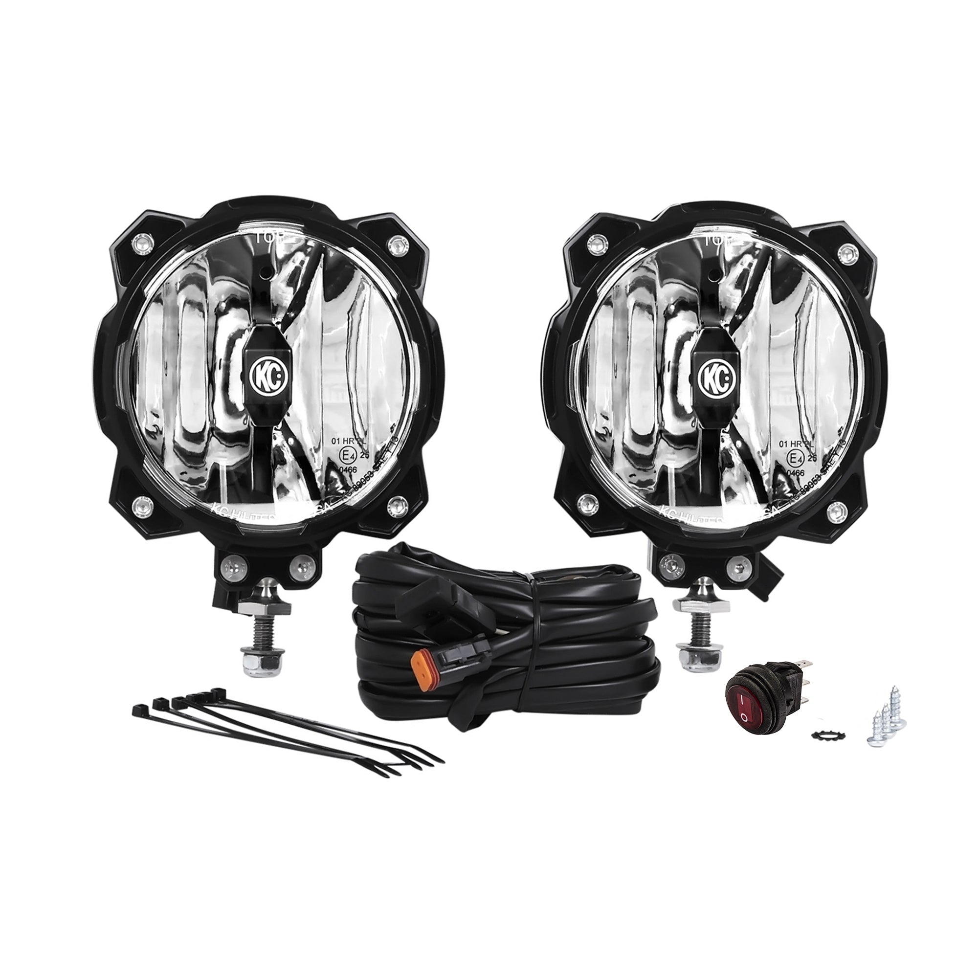 6" Gravity® Pro6 LED - Infinity Ring - 2-Light System- SAE/ECE - 20W Driving Beam - #91303