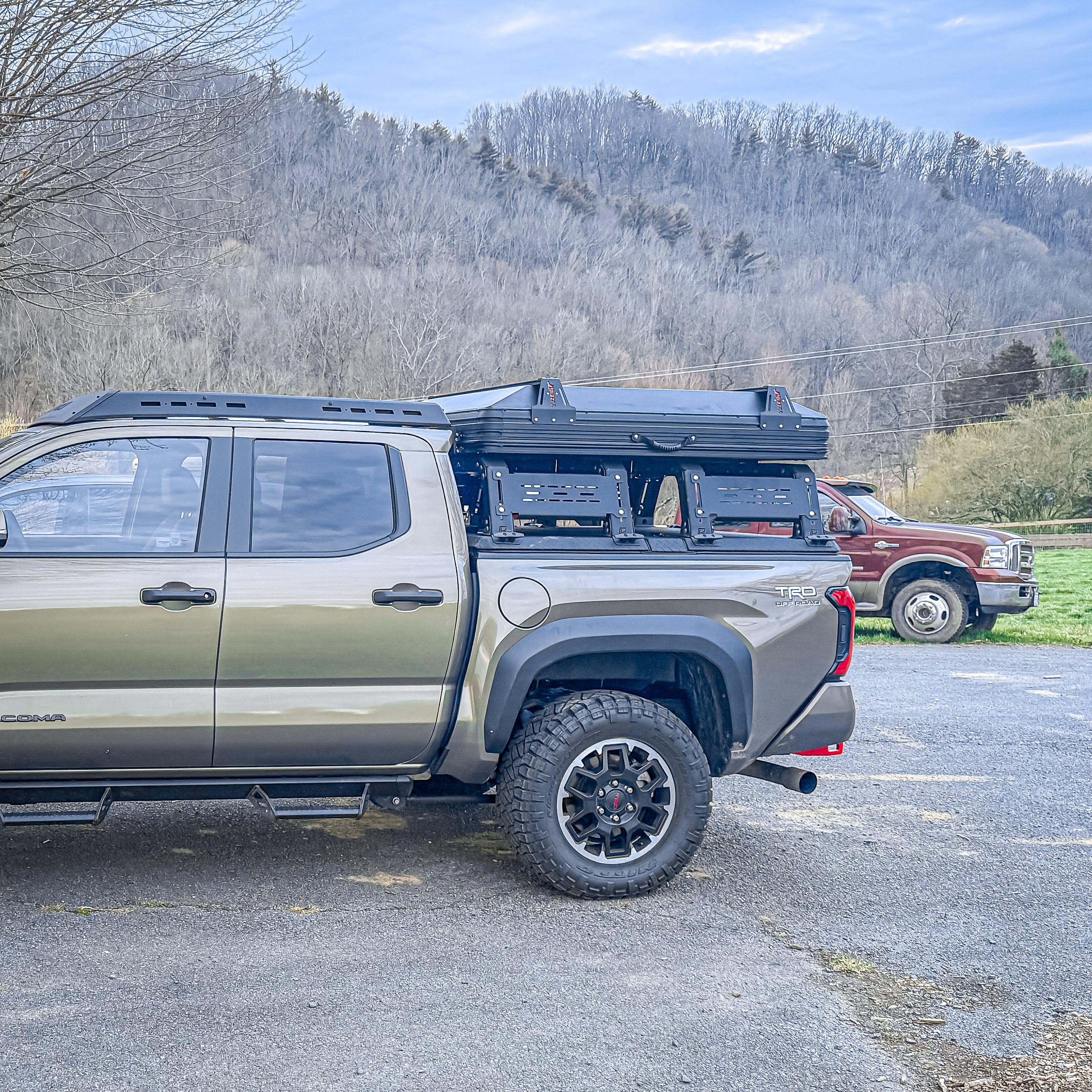 THORAX BED RACK SYSTEM- FITS DIAMOND BACK COVERS 2024-2025 TACOMA Motor Vehicle Parts Chassis Unlimited Inc. 