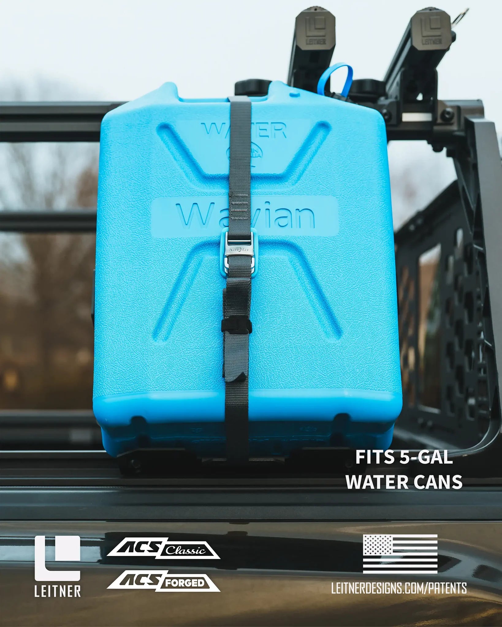 Leitner Designs | ACS FORGED - 20L JERRY CAN HOLDER
