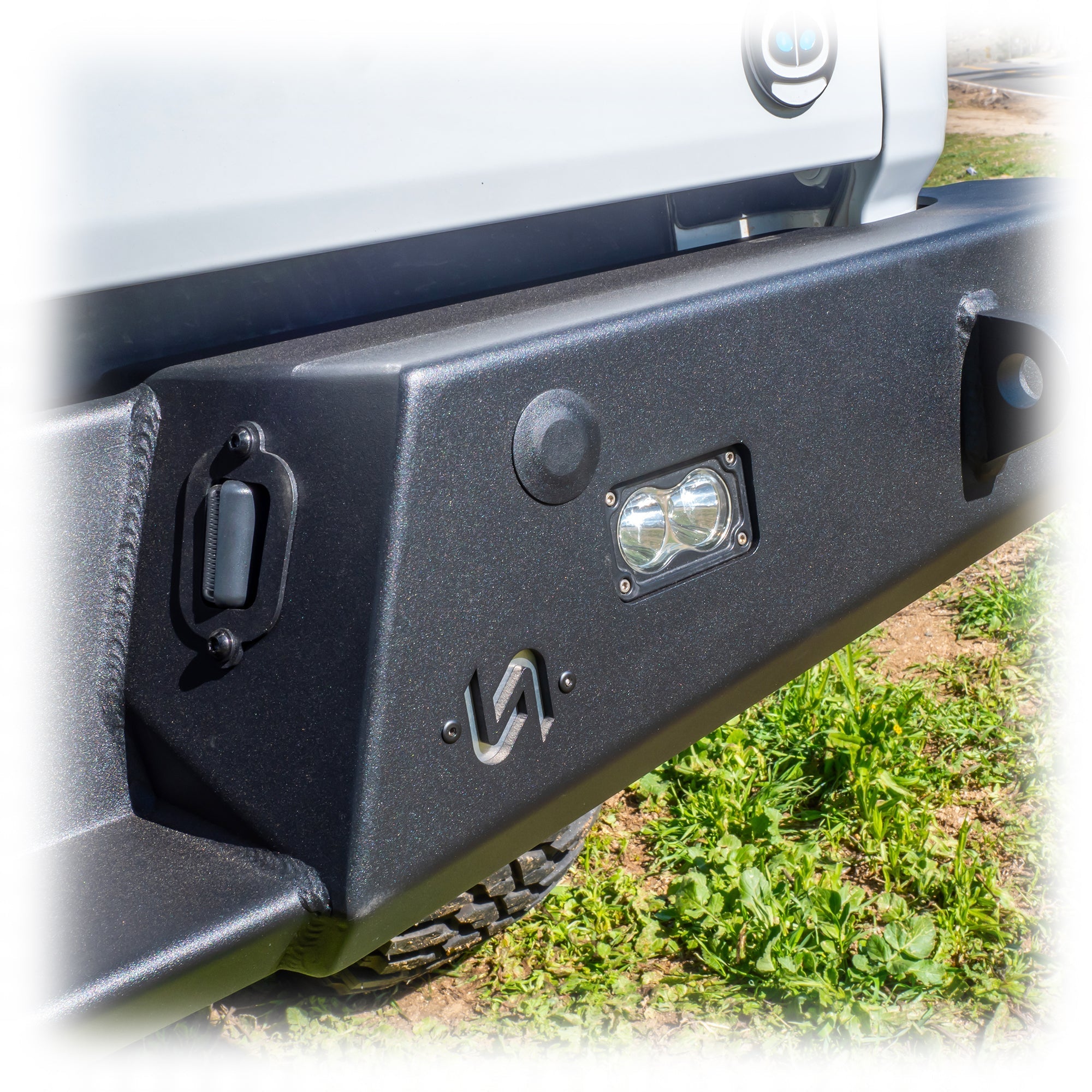 Jeep JT Gladiator Rear Bumper with Frame - Mounted Rock - Slider Wings | 2020–2025 - Turn Offroad
