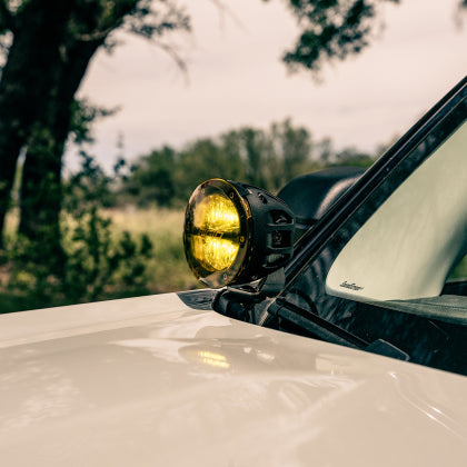 Rigid Industries - 2021 Ford Bronco A-Pillar Light Mount Kit (Incl. 4In 360-Series Drive)