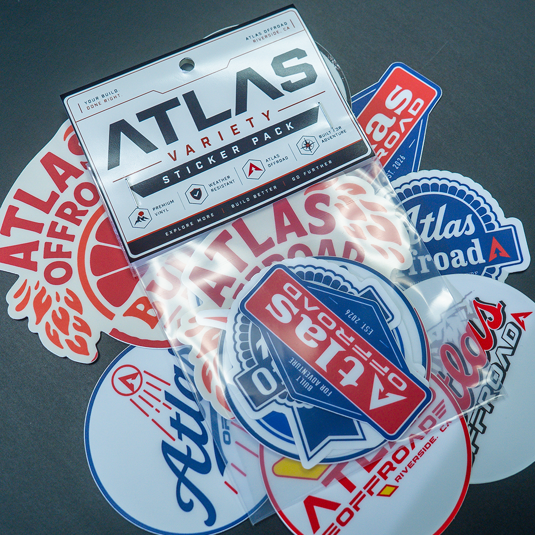 Atlas Offroad Variety Sticker Pack