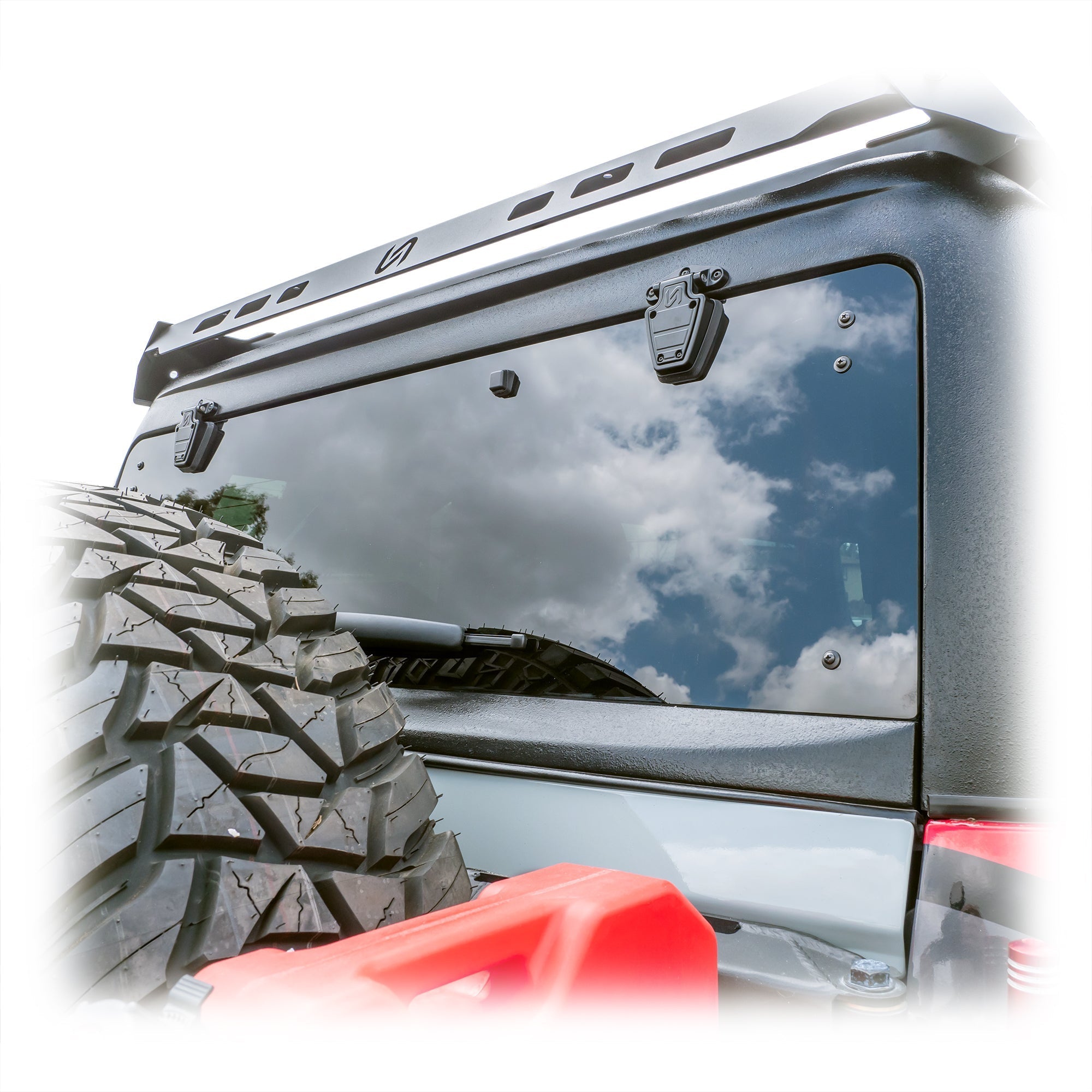 TR10 Bronco Hard Top Rear Window, Defroster & Wiper Assembly - Turn Offroad